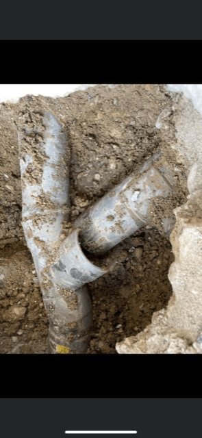 recherche de fuite, infiltration suite casse réseau